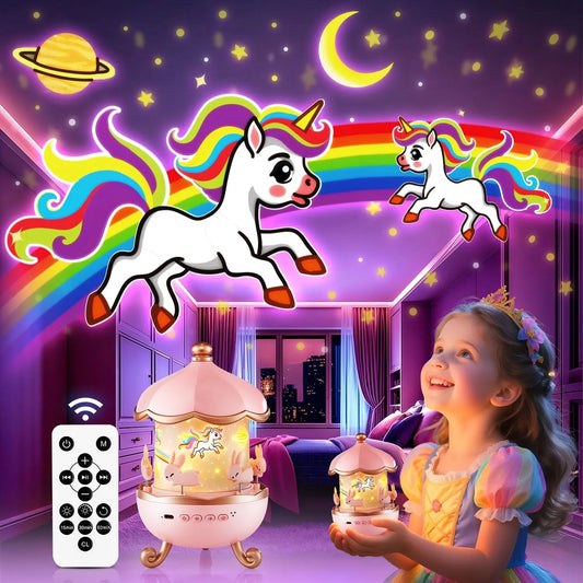 Rabbits Star Projector Night Light